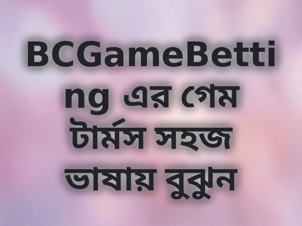 বেটিং টার্মস গাইড